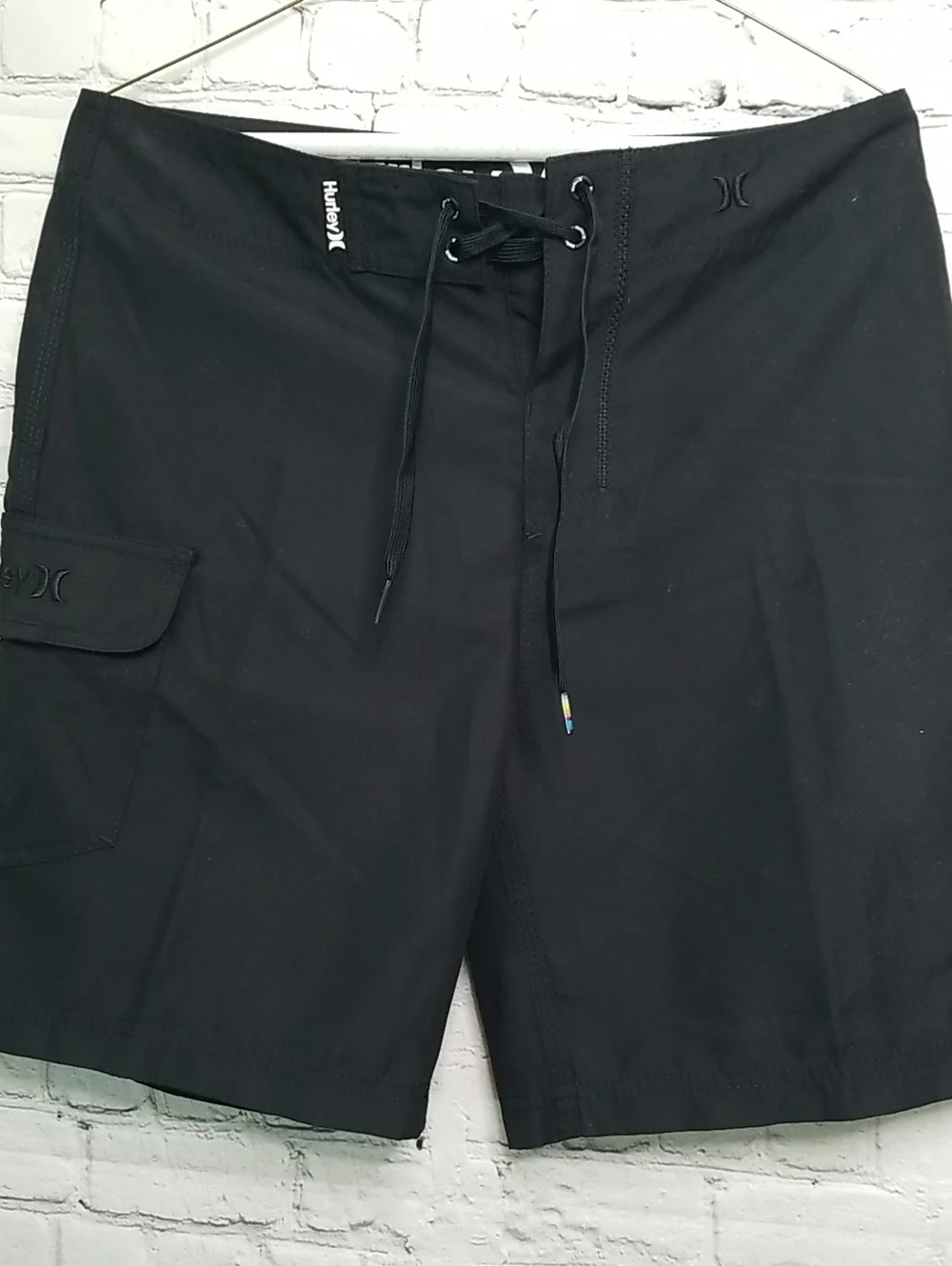 Hurley mens swim/board shorts size 29 (S) front pocket & tie front NWT